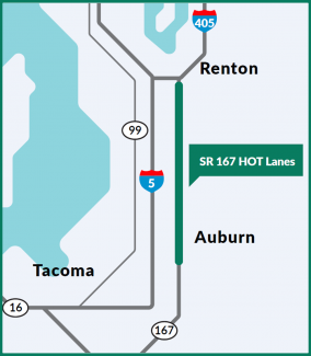 SR 167 high occupancy toll (HOT) lanes | WSDOT